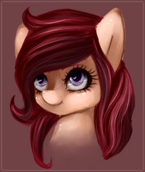 Size: 1600x1900 | Tagged: safe, artist:anuhanele, derpibooru import, oc, oc only, oc:mourning glory, bust, portrait