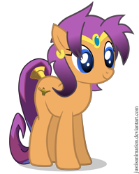 Size: 5961x7500 | Tagged: safe, artist:justisanimation, derpibooru import, absurd resolution, genie, ponified, shantae, shantae (character), simple background, solo, transparent background, vector