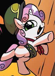 Size: 377x523 | Tagged: safe, derpibooru import, idw, scootaloo, sweetie belle, spoiler:comic, cute, diasweetes, filly guides, outfit catalog