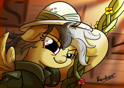 Size: 3508x2480 | Tagged: safe, artist:rainihorn, derpibooru import, daring do, stranger than fan fiction, scene interpretation, solo