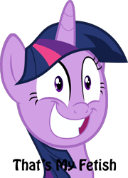 Size: 1280x1778 | Tagged: safe, derpibooru import, twilight sparkle, twilight sparkle (alicorn), alicorn, pony, top bolt, faic, grin, meme, reaction image, simple background, smiling, solo, that is my fetish, transparent background, wide eyes