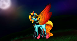 Size: 1600x867 | Tagged: safe, artist:quarake, derpibooru import, oc, oc only, oc:stormence, pegasus, pony, armor, cute