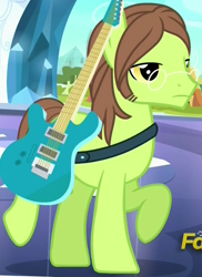 Size: 518x710 | Tagged: safe, derpibooru import, screencap, pony, party pooped, background pony, discovery family logo, john lennon, ponified, solo, strawberry fields