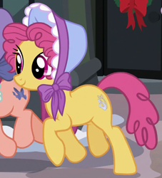 Size: 607x669 | Tagged: safe, derpibooru import, screencap, bonnie rose, pony, a hearth's warming tail, background pony, unnamed pony