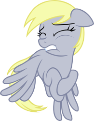 Size: 1934x2477 | Tagged: safe, artist:badumsquish, derpibooru exclusive, derpy hooves, pegasus, pony, against glass, chubby cheeks, crash, female, flying, glass, mare, simple background, solo, transparent background