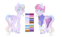 Size: 5849x3452 | Tagged: safe, artist:elskafox, derpibooru import, oc, oc only, oc:alula cry, bracelet, jewelry, reference sheet, romani