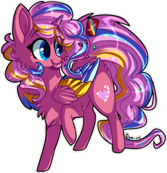 Size: 1034x1074 | Tagged: safe, artist:tenebristayga, derpibooru import, oc, oc only, oc:skittlepop, alicorn, pony, alicorn oc, simple background, solo, transparent background