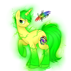 Size: 3300x3300 | Tagged: safe, artist:scarlet-spectrum, derpibooru import, oc, oc only, oc:ethereal divide, pony, unicorn, glasses, magic, serious face, simple background, solo, transformation, transparent background