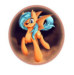 Size: 2953x3000 | Tagged: safe, artist:xskytheartist, derpibooru import, oc, oc only, bat pony, pony, solo