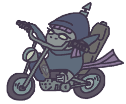 Size: 505x416 | Tagged: safe, artist:grinwild, derpibooru import, maud pie, anthro, glasses, helmet, motorcycle, solo