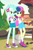 Size: 384x580 | Tagged: safe, derpibooru import, screencap, bon bon, lyra heartstrings, sweetie drops, equestria girls, legend of everfree, clothes, converse, cropped, leaning, legs, lyrabon, shipping, shoes, sneakers