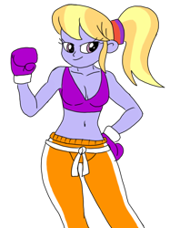 Size: 720x963 | Tagged: safe, artist:toyminator900, derpibooru import, cloudy kicks, equestria girls, boxing, boxing gloves, solo