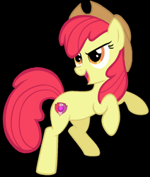 Size: 824x970 | Tagged: safe, artist:willygilligan, derpibooru import, apple bloom, black background, cutie mark, older, open mouth, simple background, solo, the cmc's cutie marks