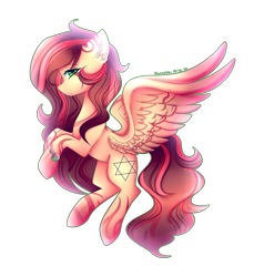 Size: 6408x7000 | Tagged: safe, artist:kurochhi, derpibooru import, oc, oc only, oc:sweet poison, pegasus, pony, absurd resolution, solo