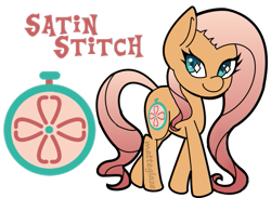 Size: 551x404 | Tagged: safe, artist:matteglaze, derpibooru import, oc, oc only, oc:satin stitch, earth pony, pony, adoptable, embroidery, solo