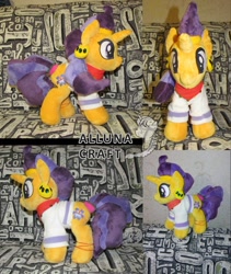 Size: 1024x1213 | Tagged: safe, artist:allunakitsune, derpibooru import, saffron masala, spice up your life, irl, photo, plushie, solo