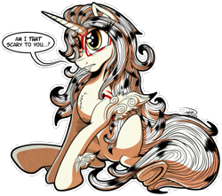 Size: 2743x2430 | Tagged: safe, artist:gray--day, derpibooru import, amaterasu, cute, dialogue, okami, ponified, sitting, solo, speech bubble, underhoof