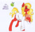 Size: 438x404 | Tagged: safe, artist:frozensoulpony, derpibooru import, oc, oc only, oc:sweet bailey, offspring, parent:applejack, parent:jet set, parents:applejet, solo