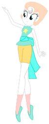 Size: 412x1032 | Tagged: safe, artist:tsundra, derpibooru import, equestria girls, barely pony related, equestria girls-ified, pearl (steven universe), simple background, solo, steven universe, transparent background