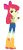 Size: 1433x3156 | Tagged: safe, artist:jongoji245, derpibooru import, apple bloom, equestria girls, apple, ass, boots, clothes, female, fruit, rear view, shoes, shorts, simple background, solo, transparent background, vector