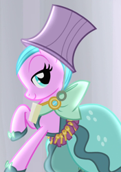 Size: 596x849 | Tagged: safe, derpibooru import, screencap, pony, rarity takes manehattan, background pony, clothes, dress, female, hotel chic, mare, solo, unnamed pony