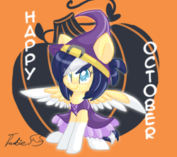 Size: 3740x3323 | Tagged: safe, artist:indiefoxtail, derpibooru import, oc, oc only, oc:night wishes, pegasus, pony, food, pumpkin, solo