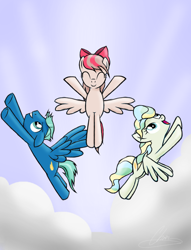 Size: 1608x2108 | Tagged: safe, artist:oinktweetstudios, derpibooru import, angel wings, sky stinger, vapor trail, top bolt