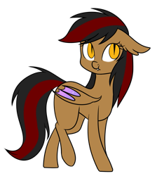 Size: 1117x1249 | Tagged: safe, artist:ohhoneybee, derpibooru import, oc, oc only, oc:caramel twirl, bat pony, pony, fangs, solo