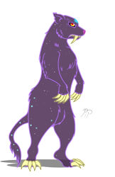 Size: 935x1447 | Tagged: safe, artist:ravenpuff, derpibooru import, bear, ursa, ursa major, bipedal, fangs, simple background, solo, transparent background, vector