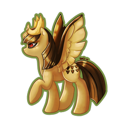 Size: 3000x3000 | Tagged: safe, artist:bean-sprouts, derpibooru import, noctowl, pokémon, ponified, solo