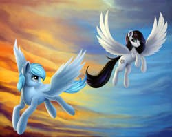 Size: 2514x2000 | Tagged: safe, artist:l1nkoln, derpibooru import, oc, oc only, pegasus, pony, cloud, flying