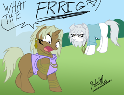 Size: 900x692 | Tagged: safe, artist:haileymarshall, derpibooru import, marik ishtar, ponified, yami bakura, yu-gi-oh!, yu-gi-oh! abridged