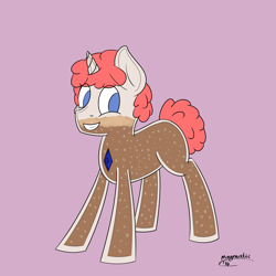 Size: 3000x3000 | Tagged: safe, artist:magmatic, derpibooru import, oc, oc only, oc:soda fountain, food pony, original species, food, gem, soda pony, solo