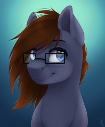 Size: 750x900 | Tagged: safe, artist:silentwulv, derpibooru import, oc, oc only, oc:dinkie shy, glasses, smiling, solo