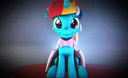 Size: 1765x1080 | Tagged: safe, artist:thom330, derpibooru import, oc, oc only, pony, unicorn, 3d, clothes, dress, floppy ears, solo