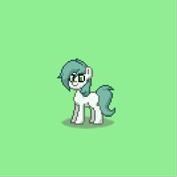 Size: 400x400 | Tagged: safe, derpibooru import, oc, oc only, oc:emerald jewel, earth pony, pony, color, colt quest, grass, pony town, sprite