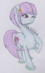 Size: 627x1020 | Tagged: safe, artist:marta4708, derpibooru import, sunny flare, long neck, ponified, short legs, solo