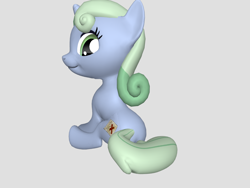 Size: 1200x900 | Tagged: safe, artist:grandoldman, derpibooru import, oc, oc only, oc:sweetwater, 3d, 3d render, female, filly, solo