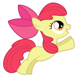 Size: 4550x4550 | Tagged: safe, artist:reginault, derpibooru import, apple bloom, earth pony, pony, hearts and hooves day (episode), .svg available, absurd resolution, blank flank, female, filly, hearts and hooves day, open mouth, simple background, solo, transparent background, vector