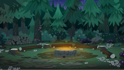 Size: 539x304 | Tagged: safe, derpibooru import, screencap, equestria girls, legend of everfree, background, camp everfree, campfire, no pony, photo, scenery