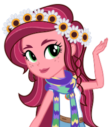 Size: 220x252 | Tagged: safe, derpibooru import, gloriosa daisy, equestria girls, legend of everfree, clothes, female