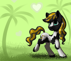 Size: 3307x2834 | Tagged: safe, artist:mimkage, derpibooru import, oc, oc only, earth pony, pony, raised hoof, solo