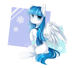 Size: 1024x925 | Tagged: safe, artist:ten-dril, derpibooru import, oc, oc only, pegasus, pony, clothes, scarf, solo