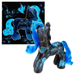 Size: 500x500 | Tagged: safe, derpibooru import, g3, art pony, electric blue (g3), irl, photo, solo, stock image, toy