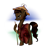 Size: 1000x1000 | Tagged: safe, artist:yuntaoxd, derpibooru import, clothes, dress, eyeshadow, hat, lesotho, makeup, nation ponies, national flag, ponified, solo, staff