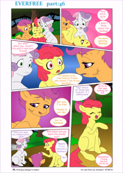 Size: 5619x7942 | Tagged: safe, artist:jeremy3, derpibooru import, apple bloom, scootaloo, sweetie belle, pony, comic:everfree, absurd resolution, comic, cutie mark crusaders