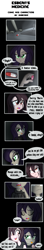 Size: 700x3980 | Tagged: safe, artist:wubcakeva, oc, oc only, oc:esbern, oc:piper, vampire, zombie, equestria girls, clothes, comic, dialogue, duo, equestria girls-ified, medicine, pill, smiling, unamused