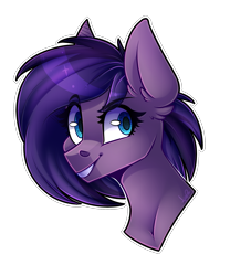 Size: 1493x1791 | Tagged: safe, artist:shyshyoctavia, derpibooru import, oc, oc only, earth pony, pony, bust, colored pupils, portrait, solo