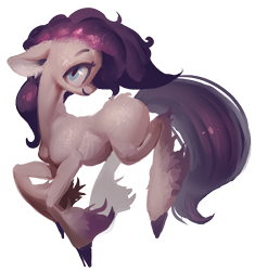 Size: 402x428 | Tagged: safe, artist:derekireba, derpibooru import, oc, oc only, earth pony, pony, cloven hooves, female, floppy ears, mare, simple background, solo, transparent background, unshorn fetlocks