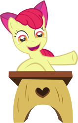 Size: 8164x12953 | Tagged: safe, artist:cyanlightning, derpibooru import, apple bloom, family appreciation day, absurd resolution, faic, simple background, solo, transparent background, vector